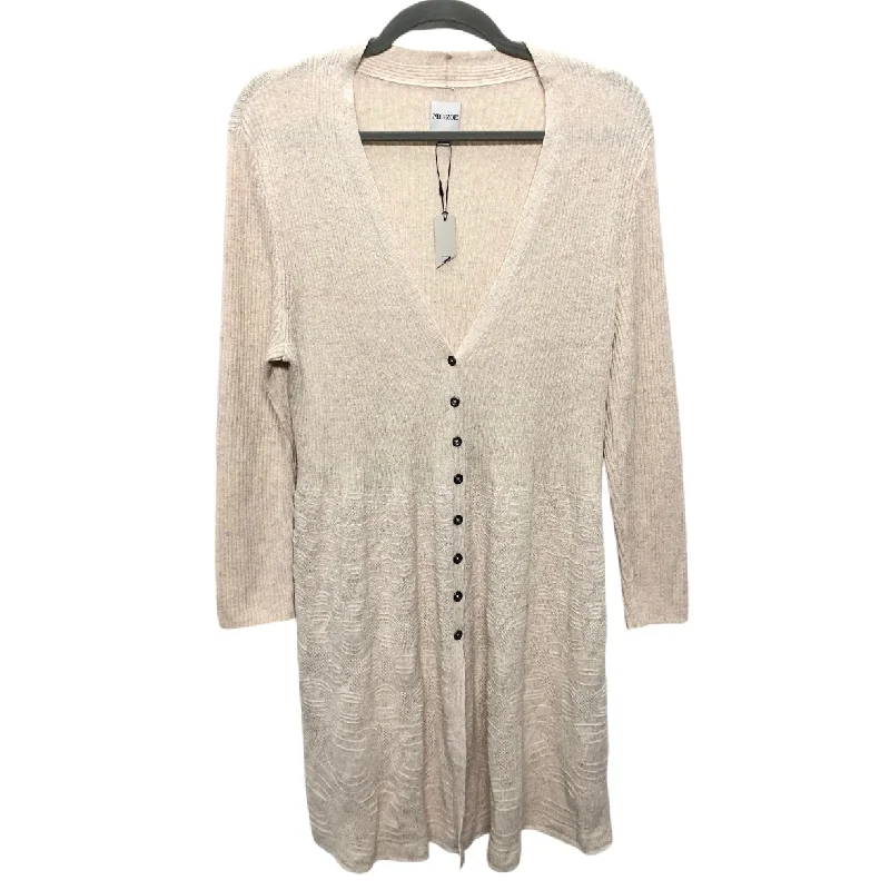 Cardigan By Nic + Zoe In Beige, Size: L