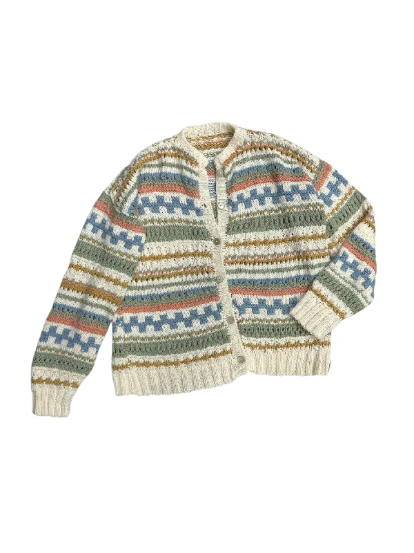 Cardigan By Clothes Mentor In Multi-colored