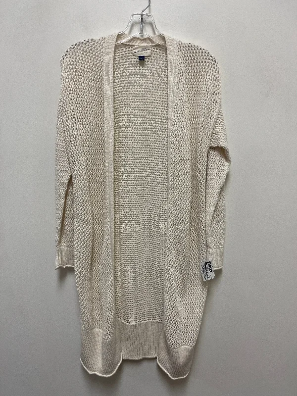 Sweater Cardigan By Universal Thread In Cream, Size: S