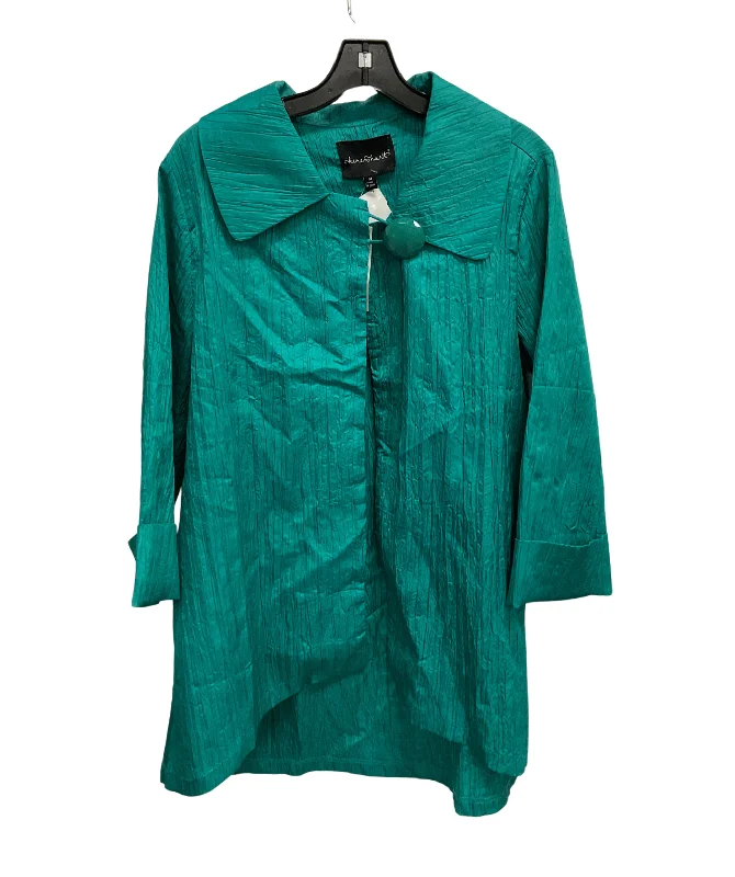 Cardigan By Clothes Mentor In Green, Size: M