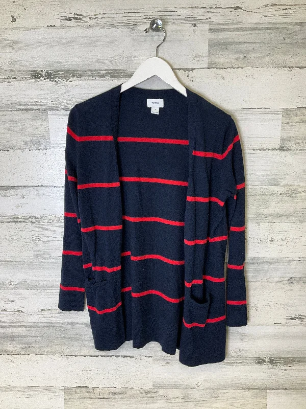 Cardigan By Old Navy In Blue & Red, Size: S