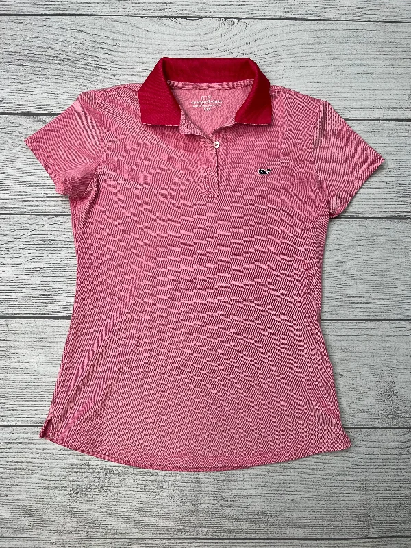 Pink Top Short Sleeve Vineyard Vines, Size Xxs