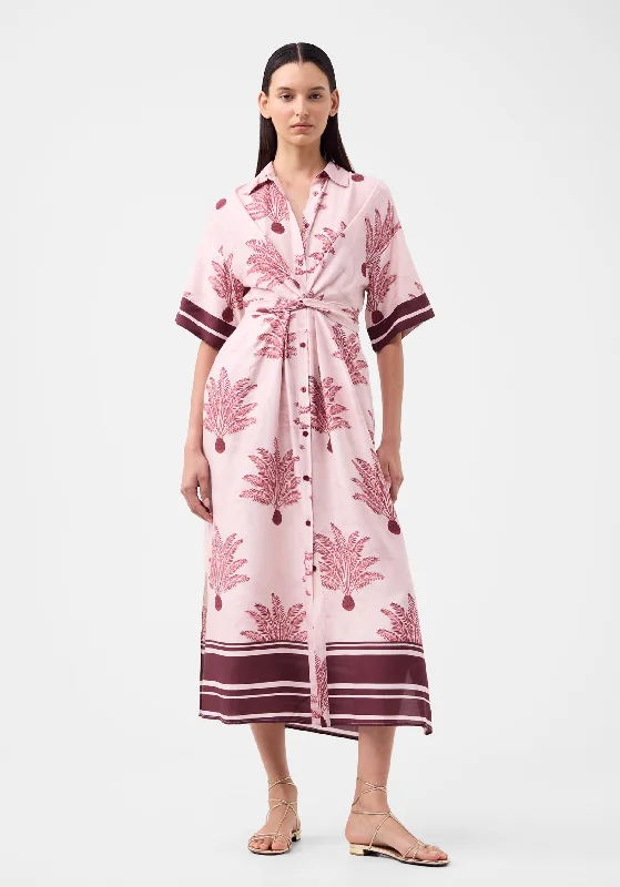 Alessandra Shirt Dress_Blush