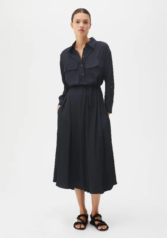 Ursula Shirt Dress_Navy