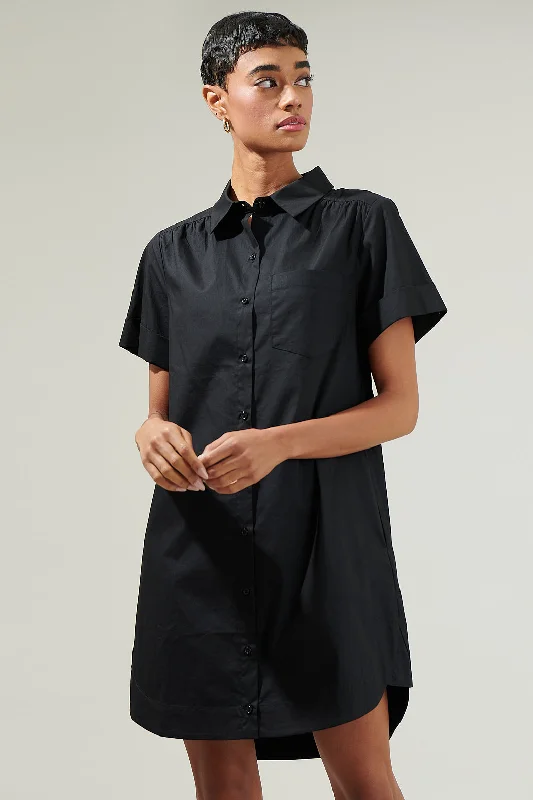 Kaylee Button Down Shirt Dress