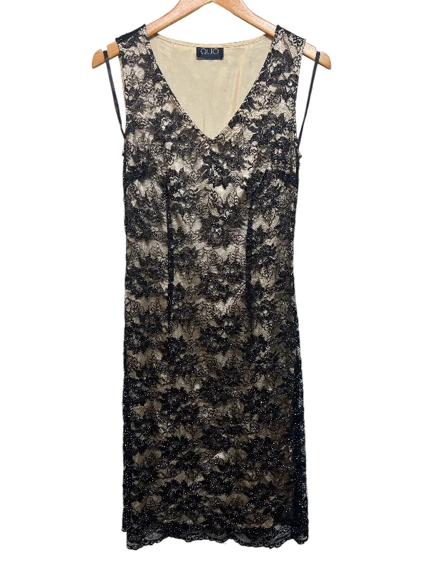 Quo Black Floral Dress (Size M0