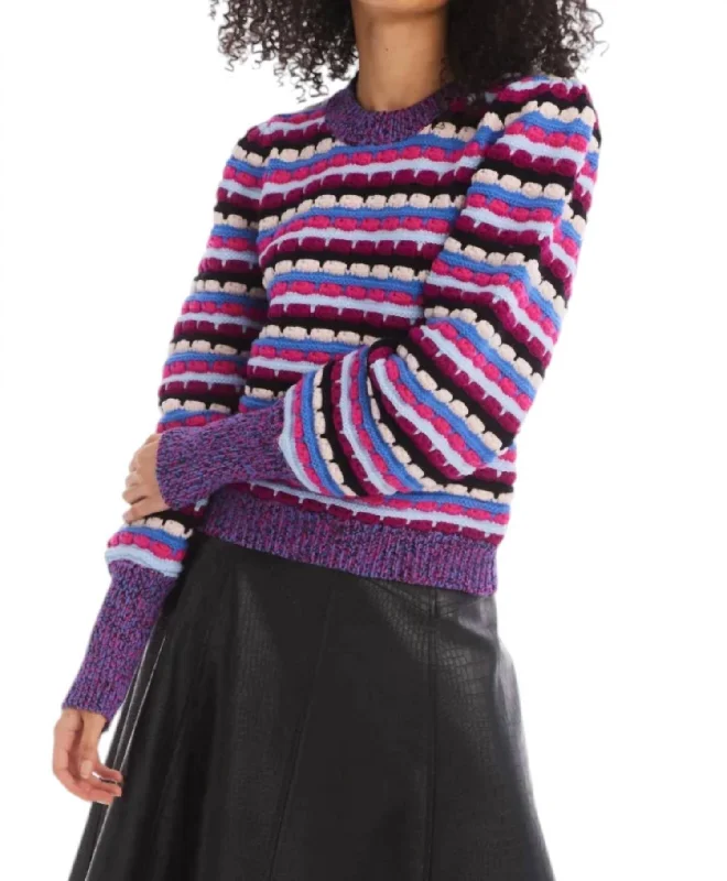 Adelle Sweater In Multi-Colored