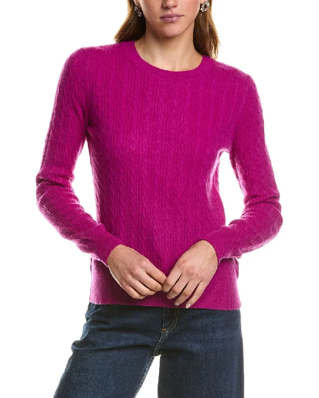 InCashmere Cable Cashmere Sweater