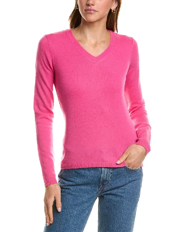 InCashmere V-Neck Cashmere Sweater