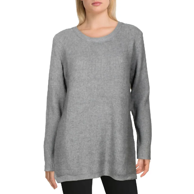 Womens Knit Crewneck Pullover Sweater