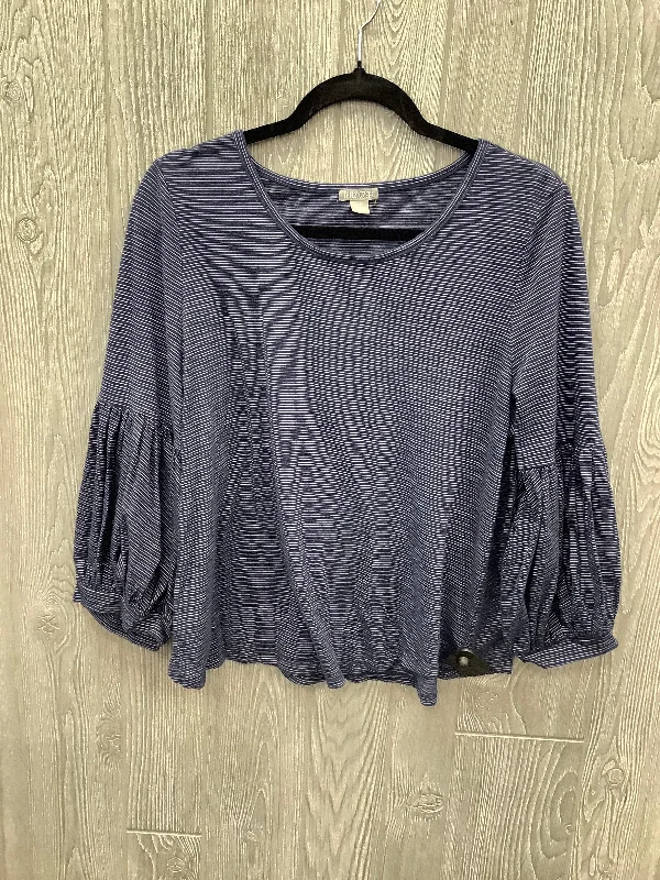 Top 3/4 Sleeve By Falls Creek In Navy, Size: Xl